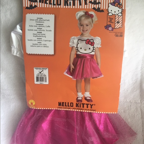 hello kitty toddler girls costume nwt hello kitty kid costume